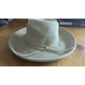 Sunday Afternoons Womens Hat Sand Beach Sun Straw Paper Cotton‎ Blend